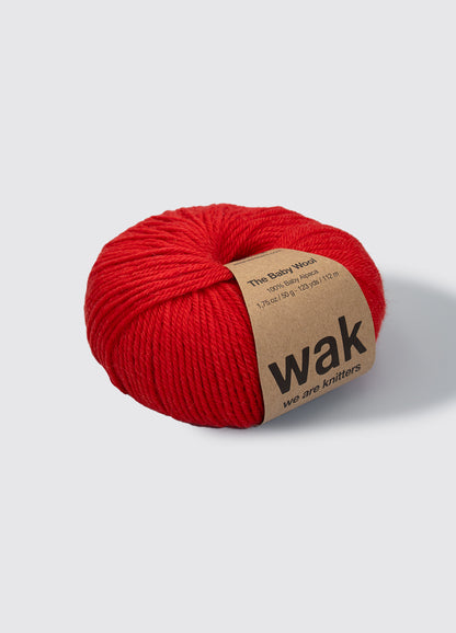 Baby Alpaca Poppy Red